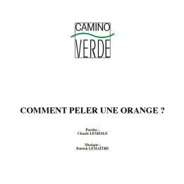 Comment peler une orange - Partition