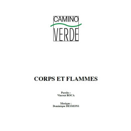 Corps et Flammes - Partition
