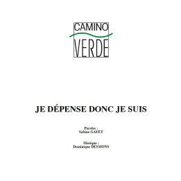 Je dépense je suis - Partition