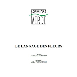Le langage des fleurs - Partition
